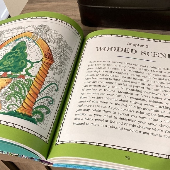 COLOR ME CALM 100 COLORING TEMPLATES FOR MEDITATION & RELAXATION - Picture 13 of 15